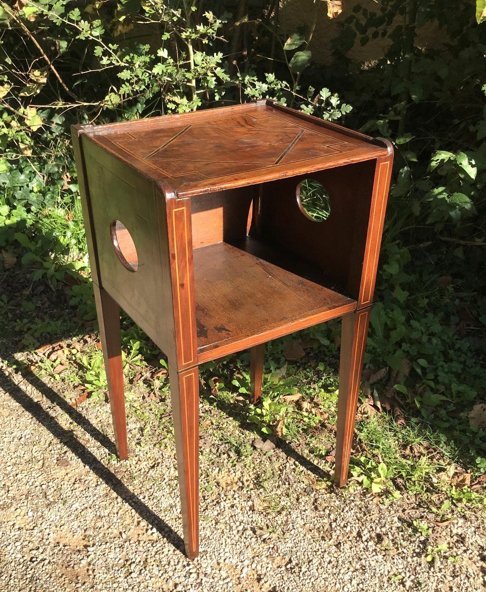 18th Century Louis XVI Period Bedside Table-photo-2