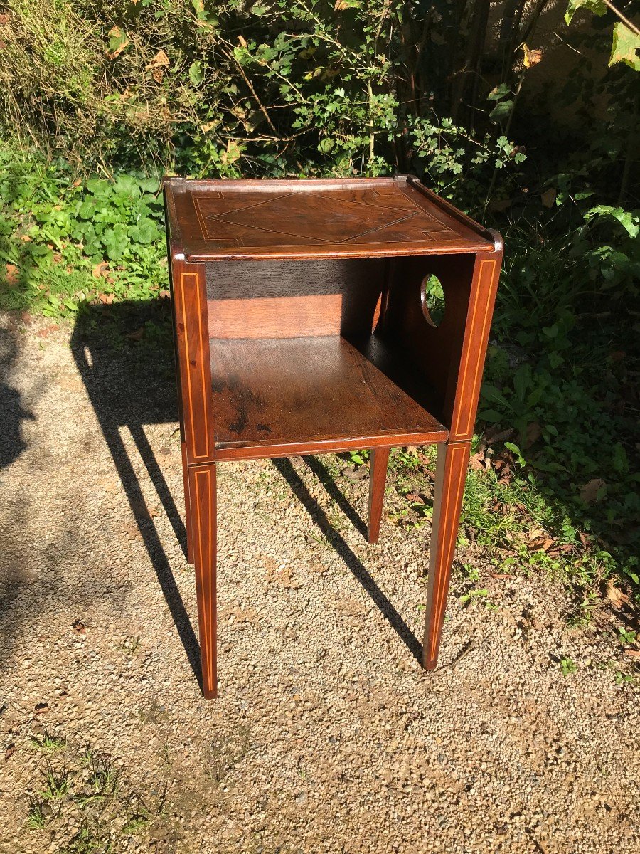 18th Century Louis XVI Period Bedside Table-photo-3