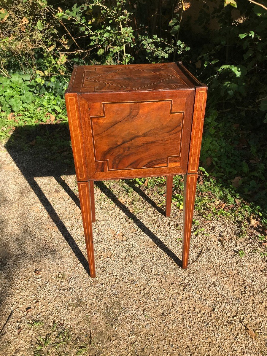 18th Century Louis XVI Period Bedside Table-photo-1