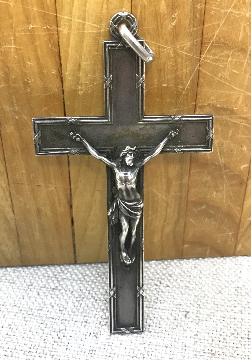 Solid Silver Crucifix -photo-3