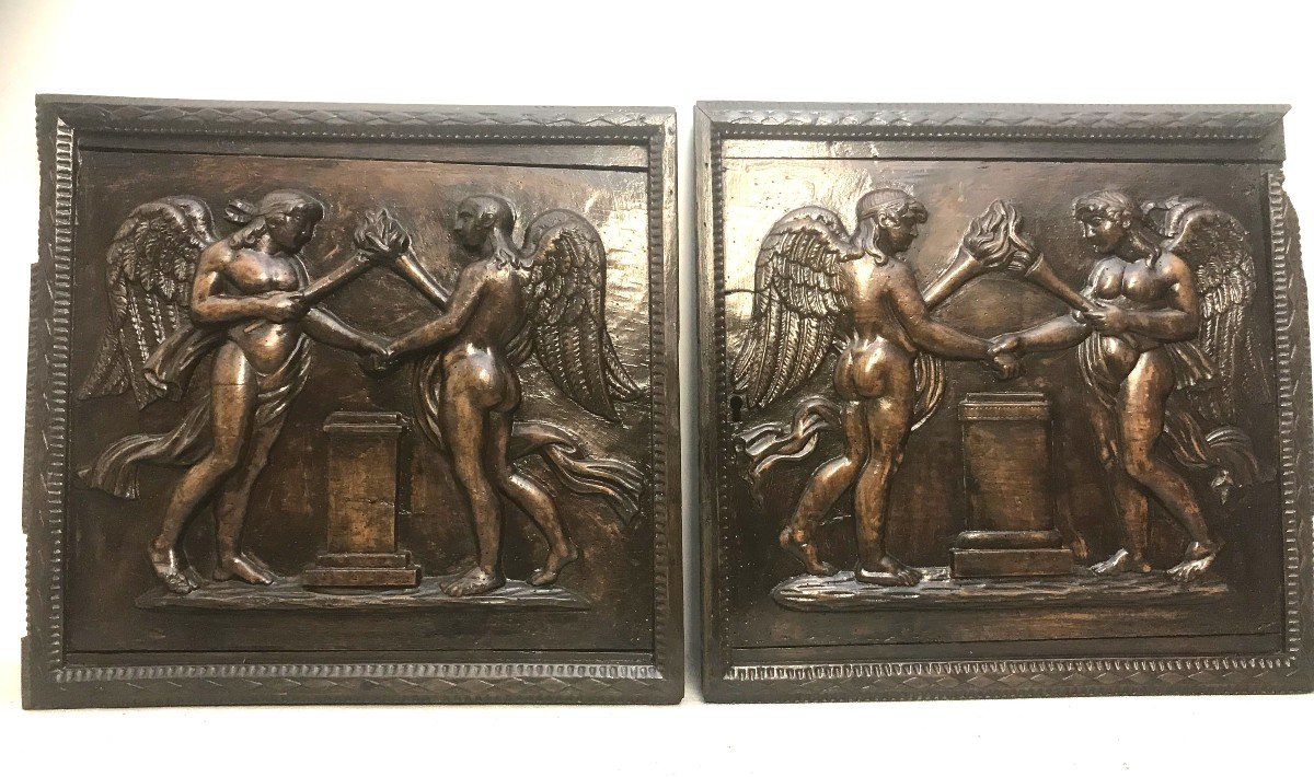 Pair Of Renaissance Period Panels 16th Century