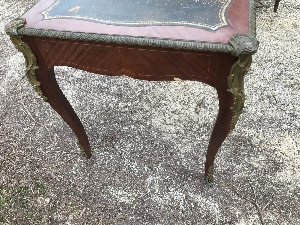 Louis XV Napoleon III Desk And Armchair-photo-3