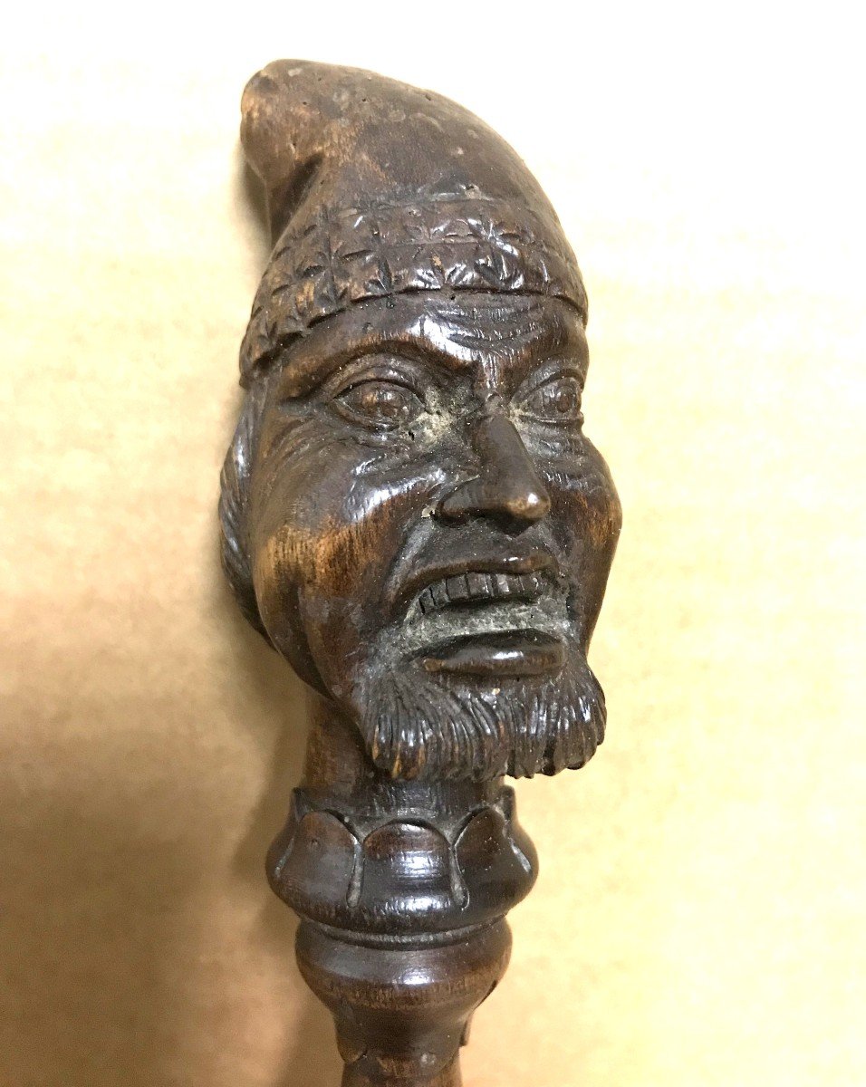 19th Century Wooden Nutcracker-photo-2