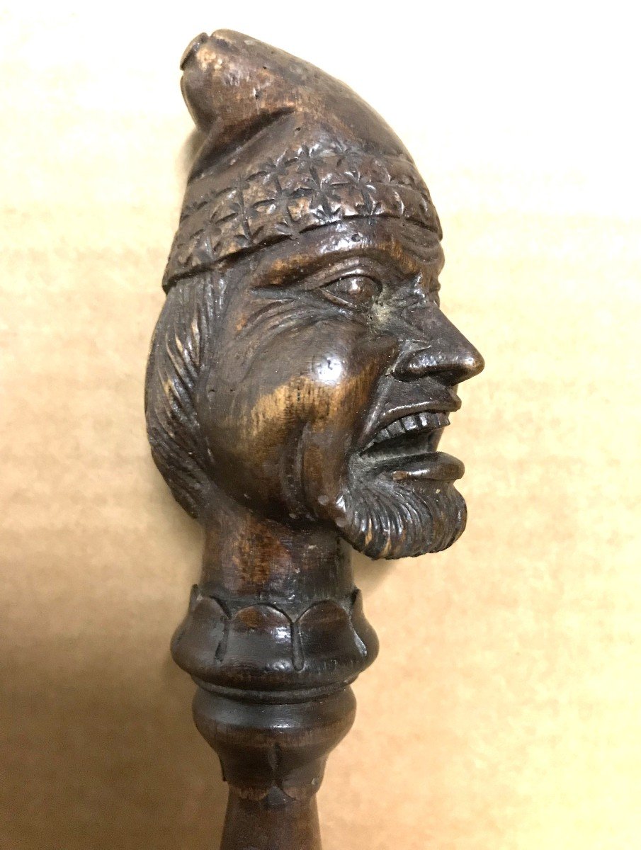 19th Century Wooden Nutcracker-photo-4