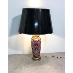 Limoges Porcelain Lamp, 20th Century