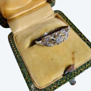 Gold And Diamond Ring From The Early 20th Century