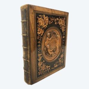 Photo Album Marquetry Cabinetmaking Mignon & Brothers Nice 19th