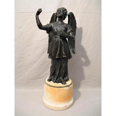 Sculpture bronze ange époque XIX ème siècle