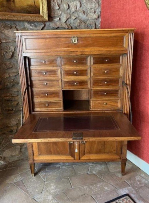 Louis XVI Walnut Secretary