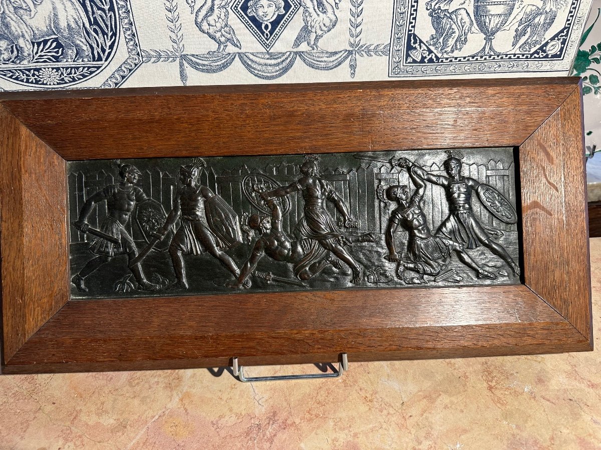 Bas Relief En Bronze D’époque Empire -photo-2