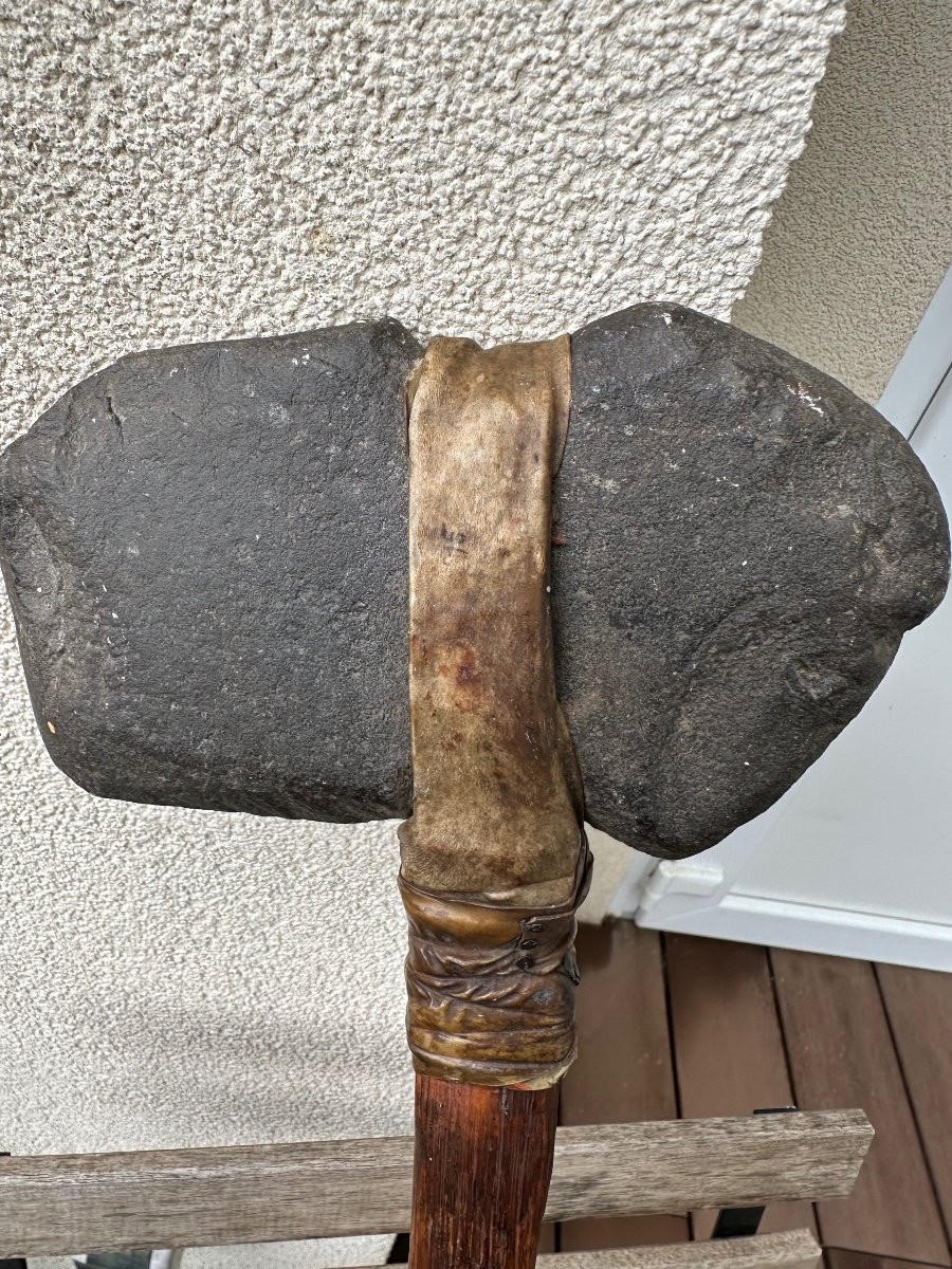 Native American Ax From Quebec 19th Century -photo-2