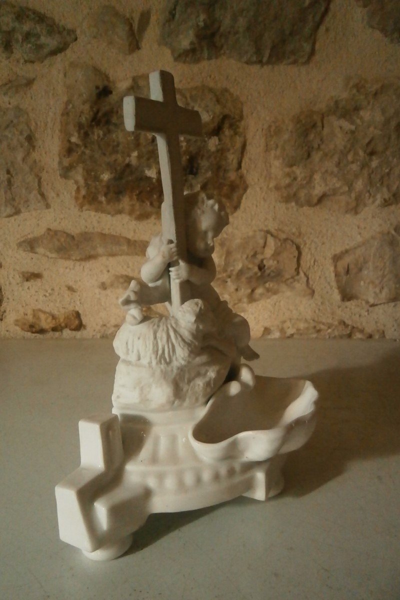 Porcelain Holy Water Stoup.-photo-4