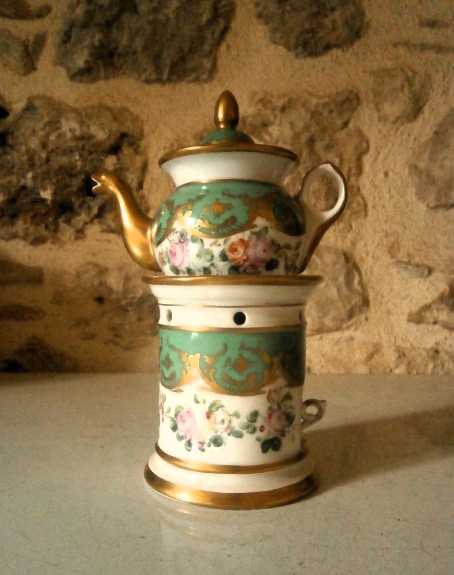 Tisanière En Porcelaine