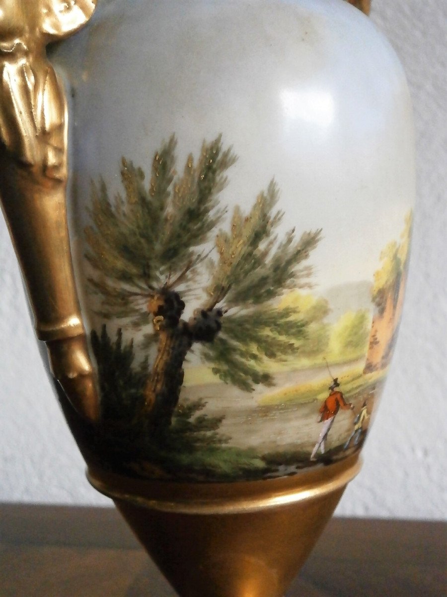 Empire Porcelain Vase.-photo-5