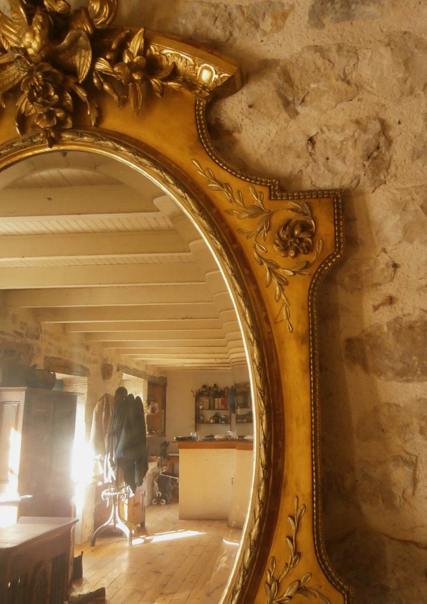 Large Oval Mirror.155x105 Cm-photo-2