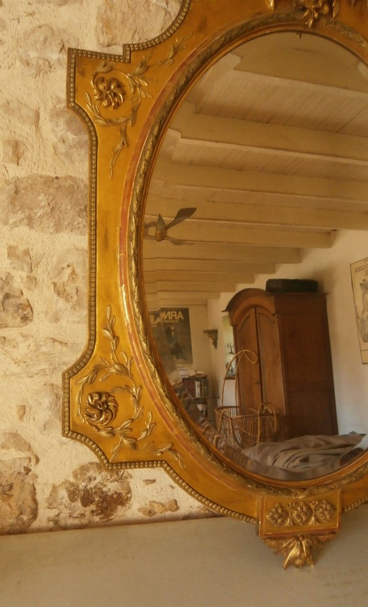 Large Oval Mirror.155x105 Cm-photo-1