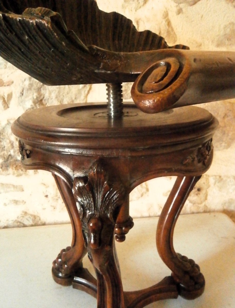 Tabouret Chaise De Harpiste.-photo-2