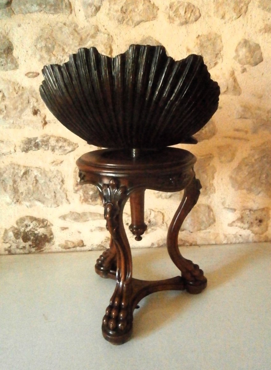 Tabouret Chaise De Harpiste.-photo-3