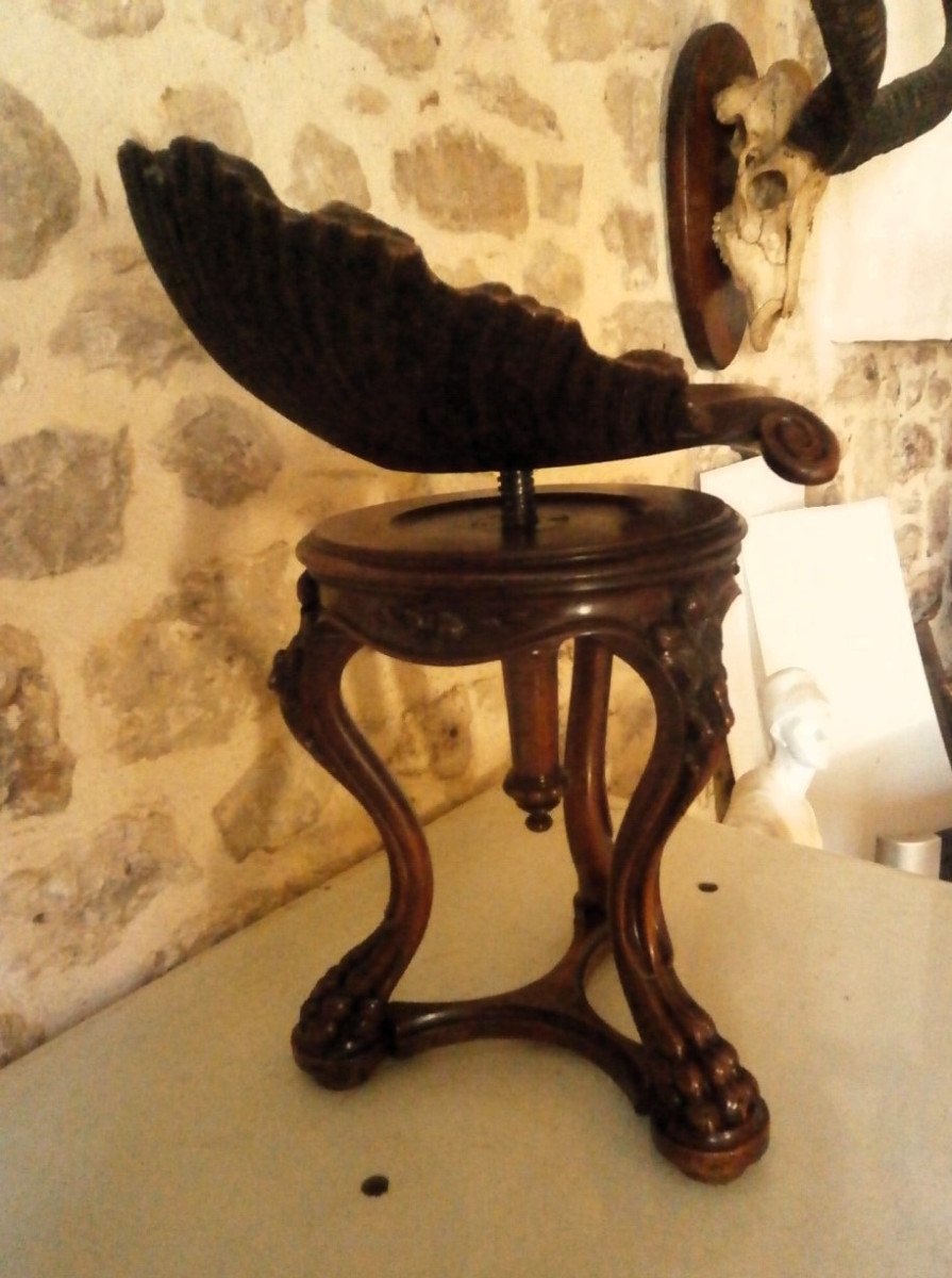 Tabouret Chaise De Harpiste.