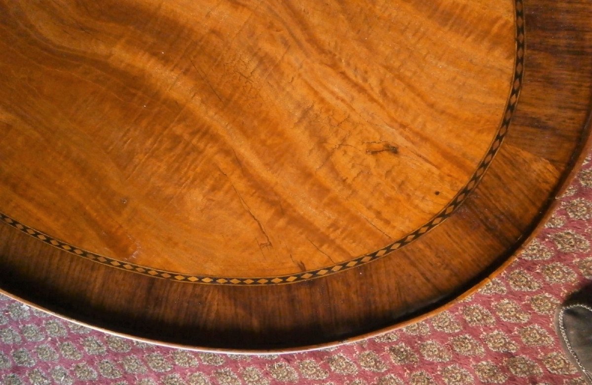 Flying Table In Marquetry.-photo-4