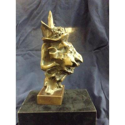 Signed Bronze Contemporary Segeron Numbered 4/8