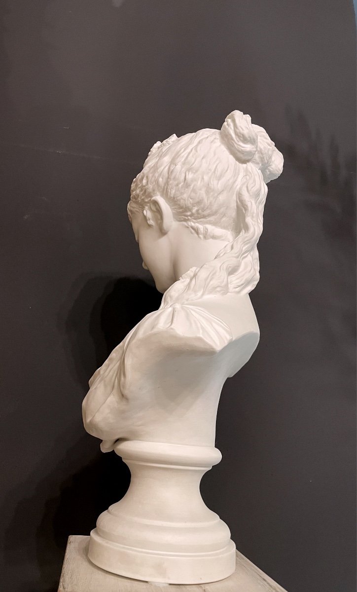 Young Girl Bust By Georges Levy-photo-3