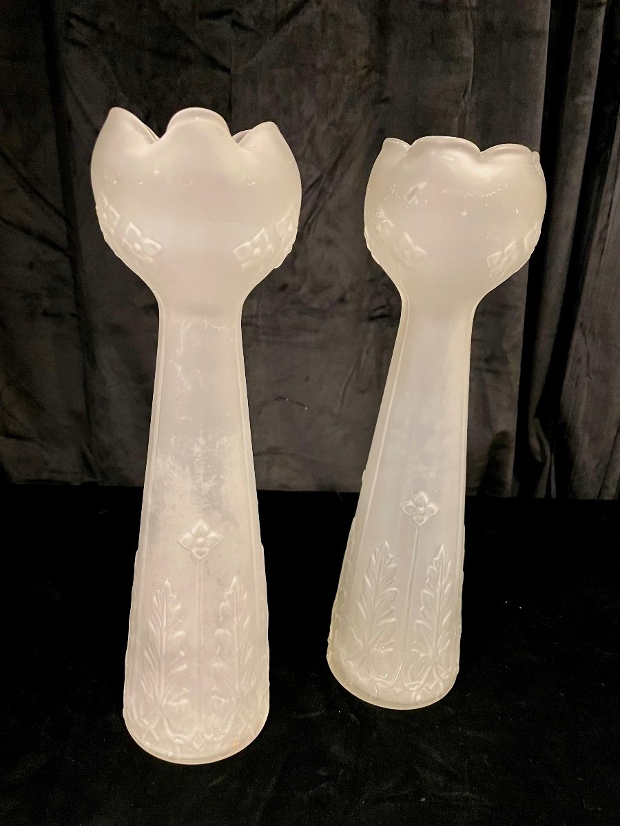 Pair Of Bulb Vases