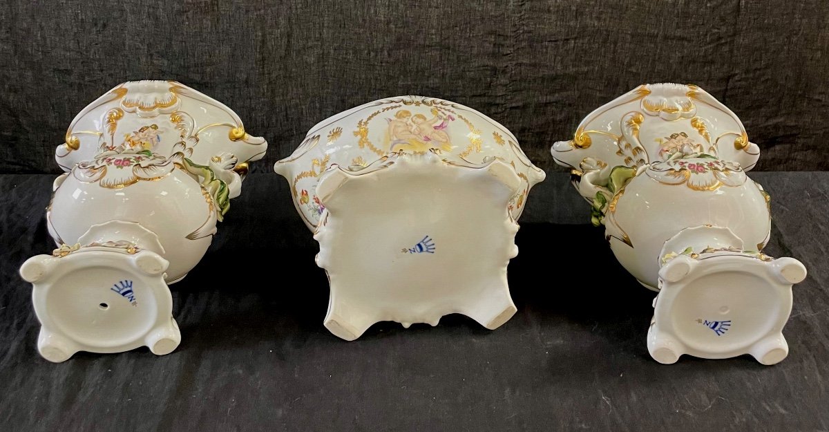 Cappodimonte Porcelain “pot Pourris” Trim-photo-3