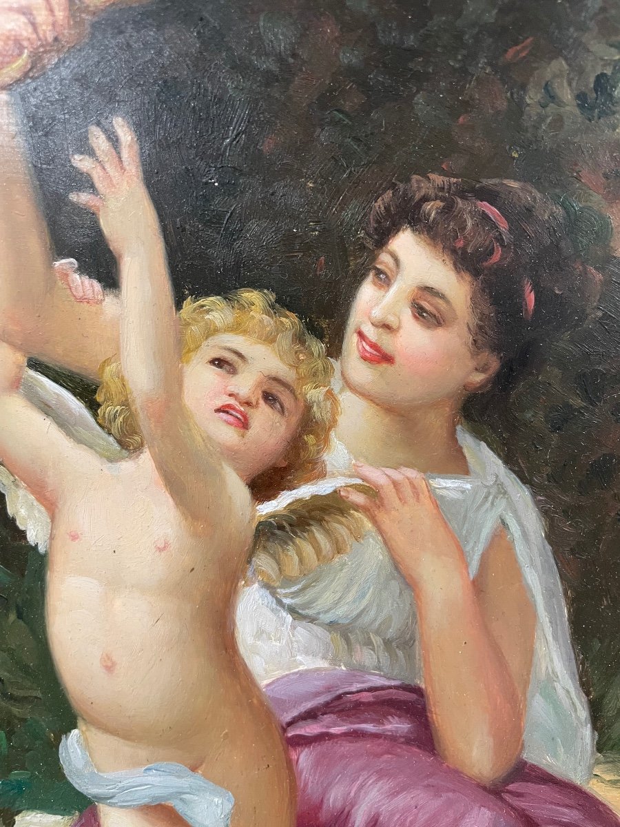 Painting Depicting Venus And Cupid-photo-7