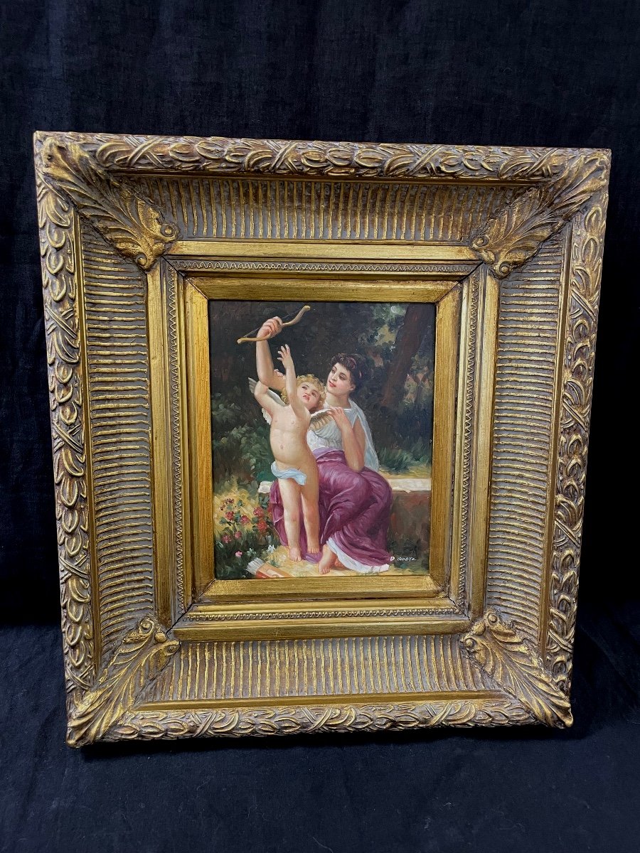 Painting Depicting Venus And Cupid