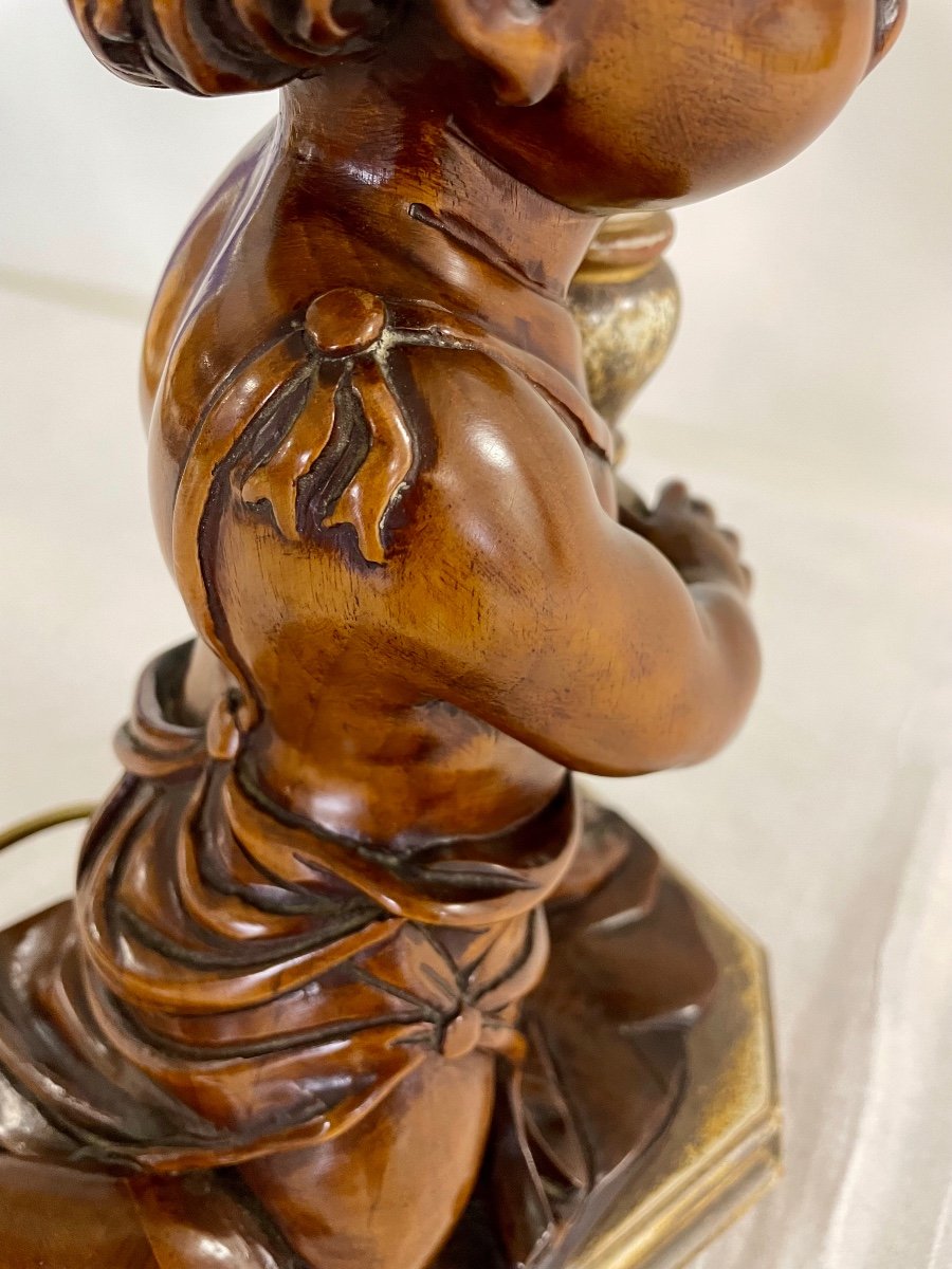 Walnut Cherub Lamp-photo-7