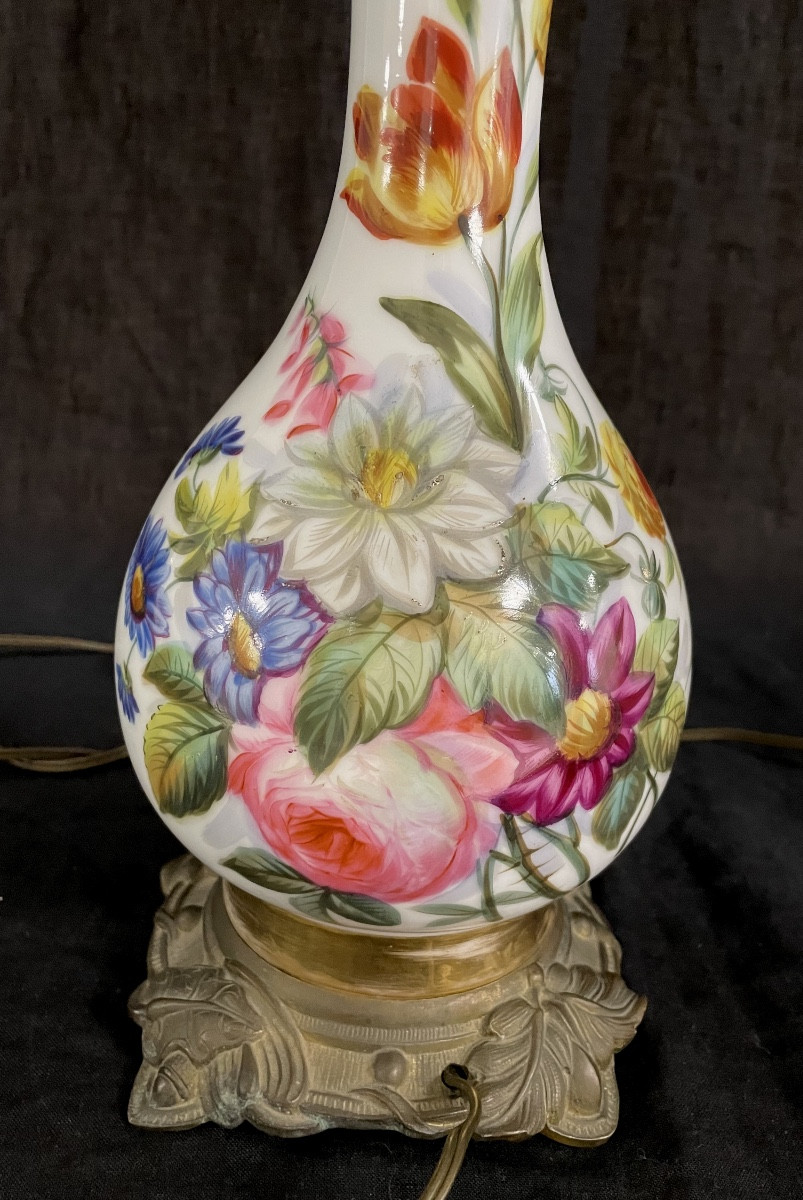 Paire De Lampes Porcelaine Napoléon III-photo-2