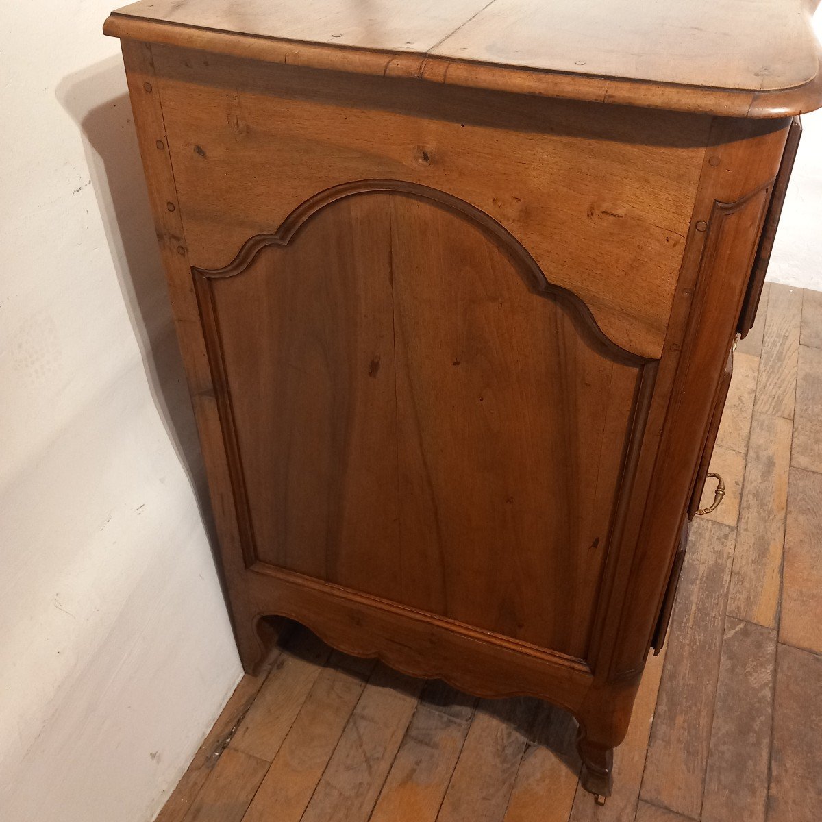 "crossbow" Chest Of Drawers, Walnut, Provence 18th Century.-photo-3