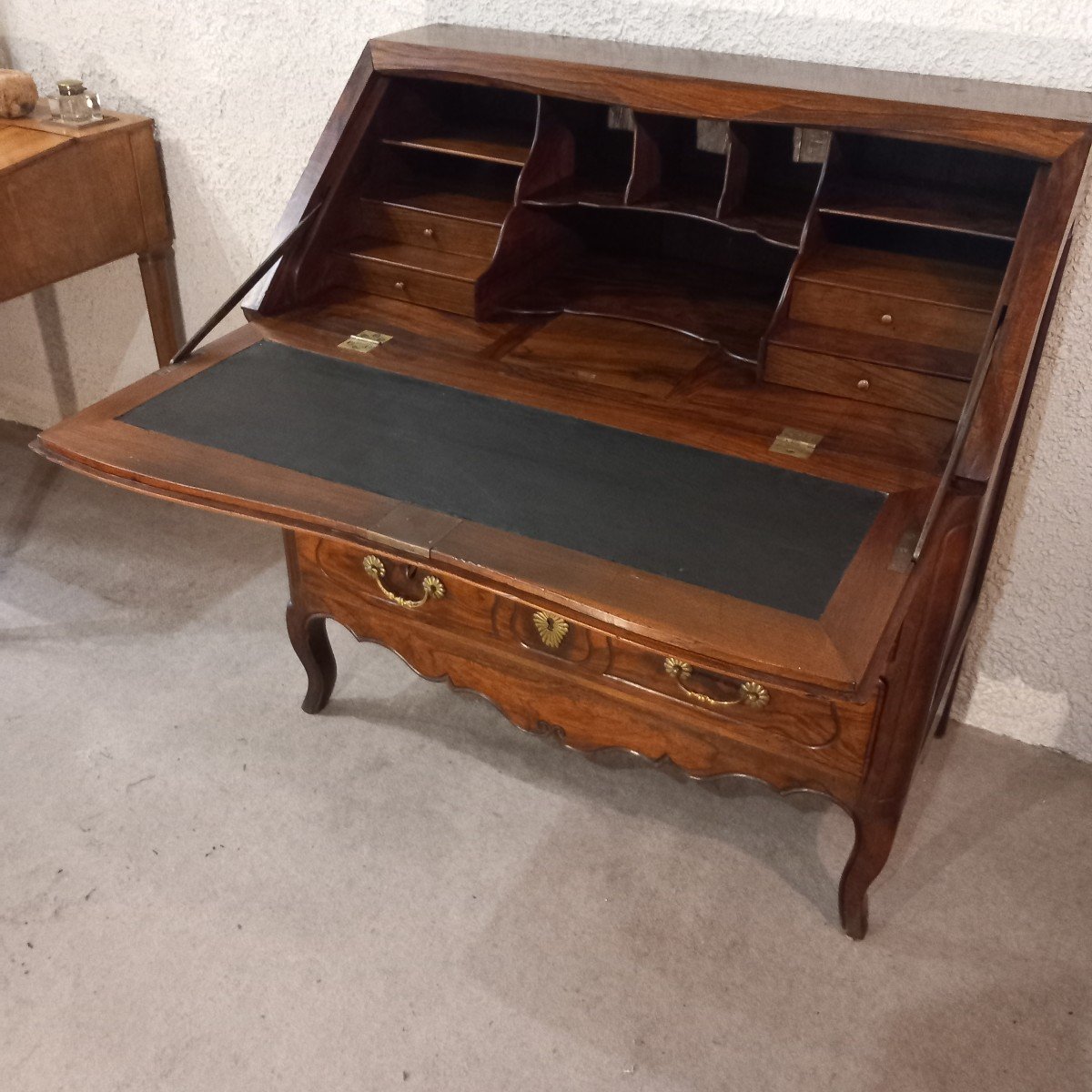 Louis XV Sloping Desk, Provence 18th Century, In Walnut.-photo-1