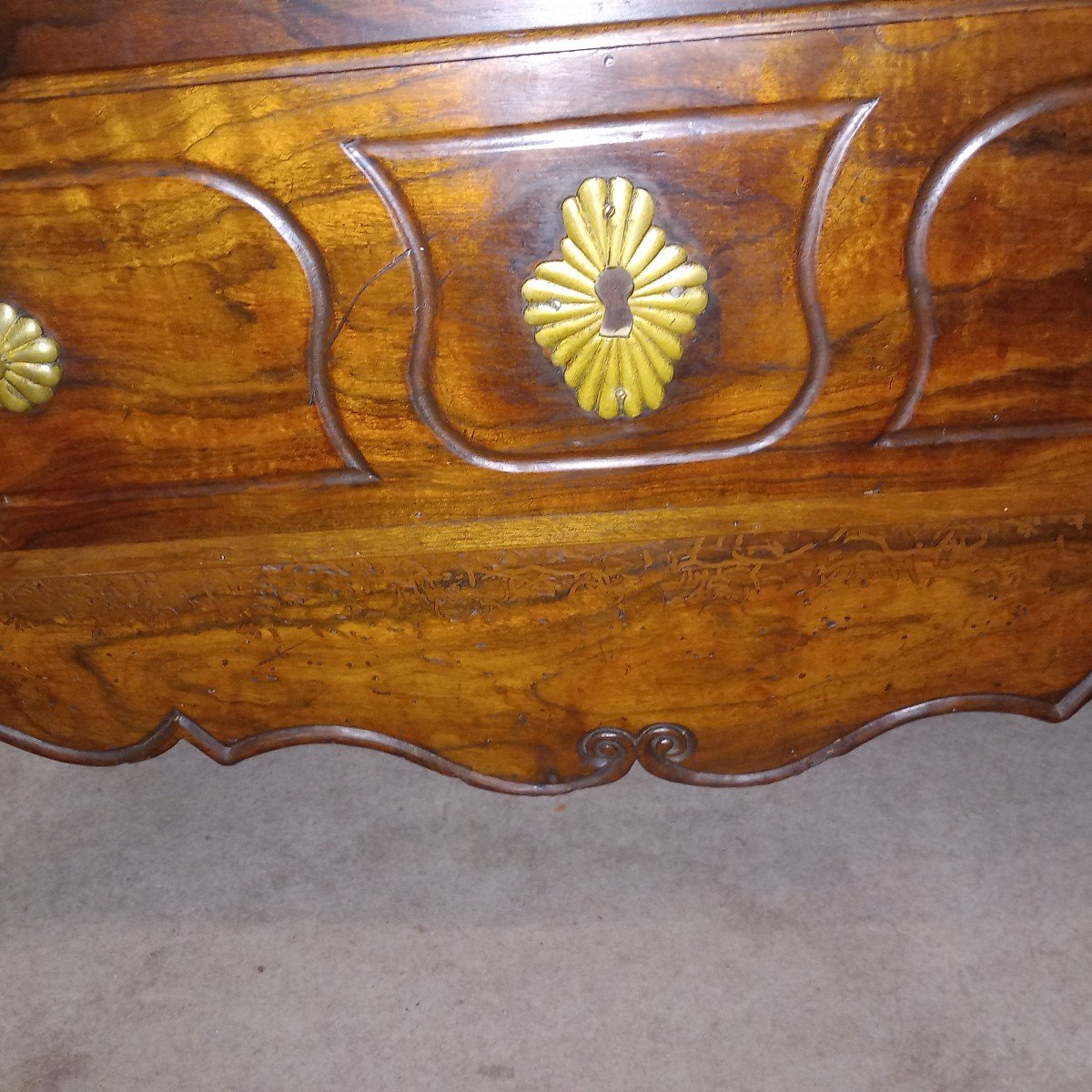 Louis XV Sloping Desk, Provence 18th Century, In Walnut.-photo-6