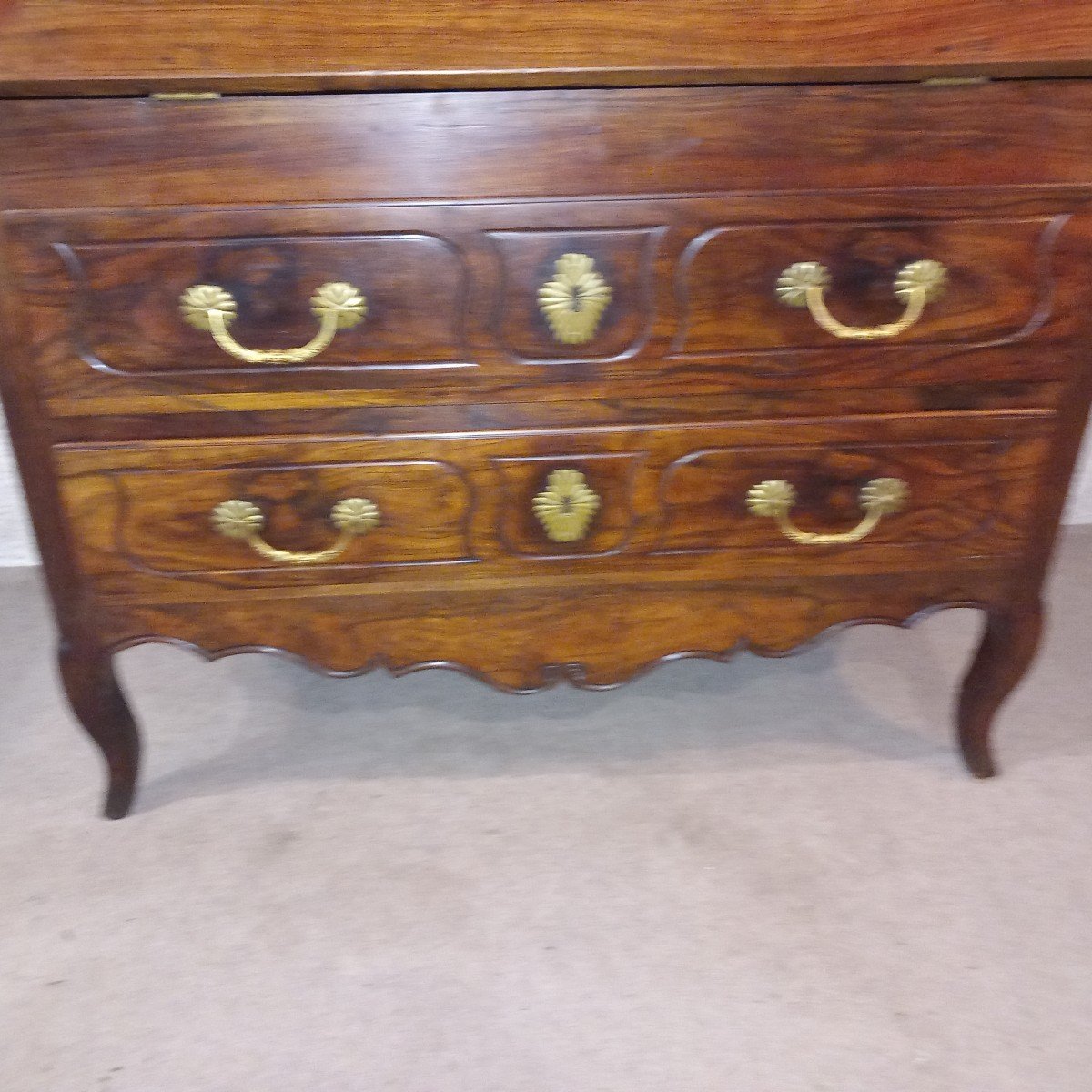 Louis XV Sloping Desk, Provence 18th Century, In Walnut.-photo-7