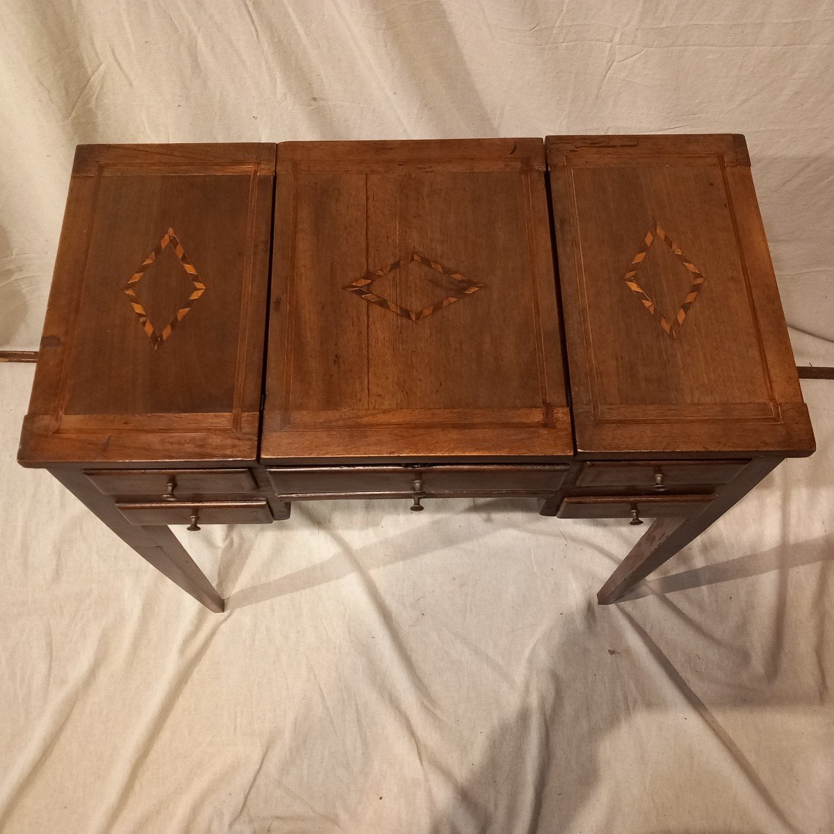 Small Louis XVI Dressing Table, 18th Century. -photo-3