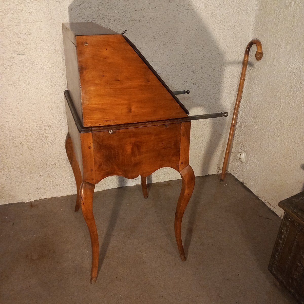 Rare petit bureau de changeur, époque 18ème.-photo-3