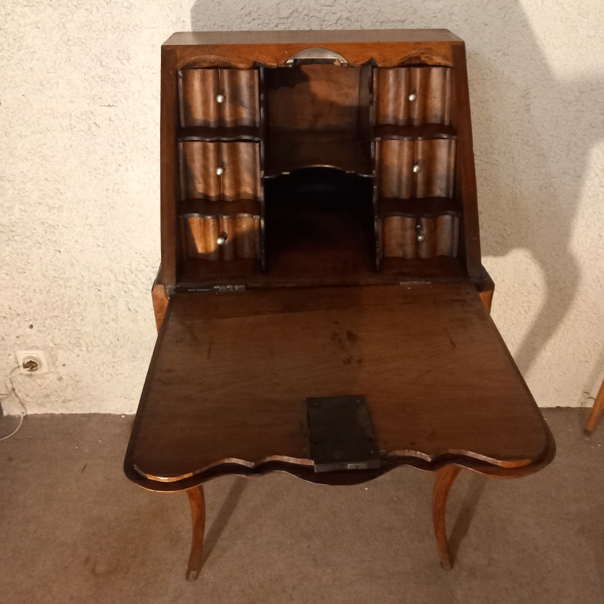 Rare petit bureau de changeur, époque 18ème.-photo-4