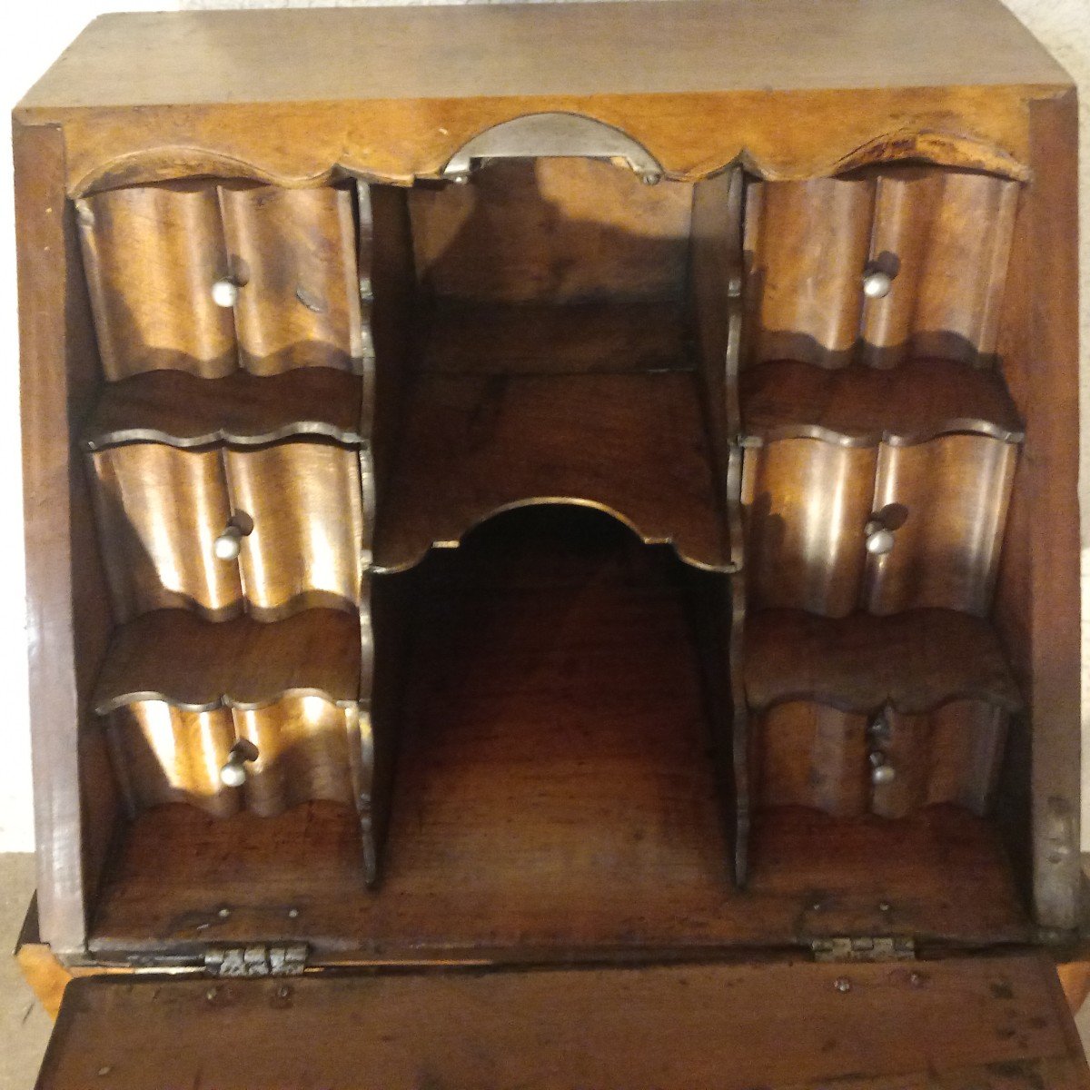 Rare petit bureau de changeur, époque 18ème.-photo-1