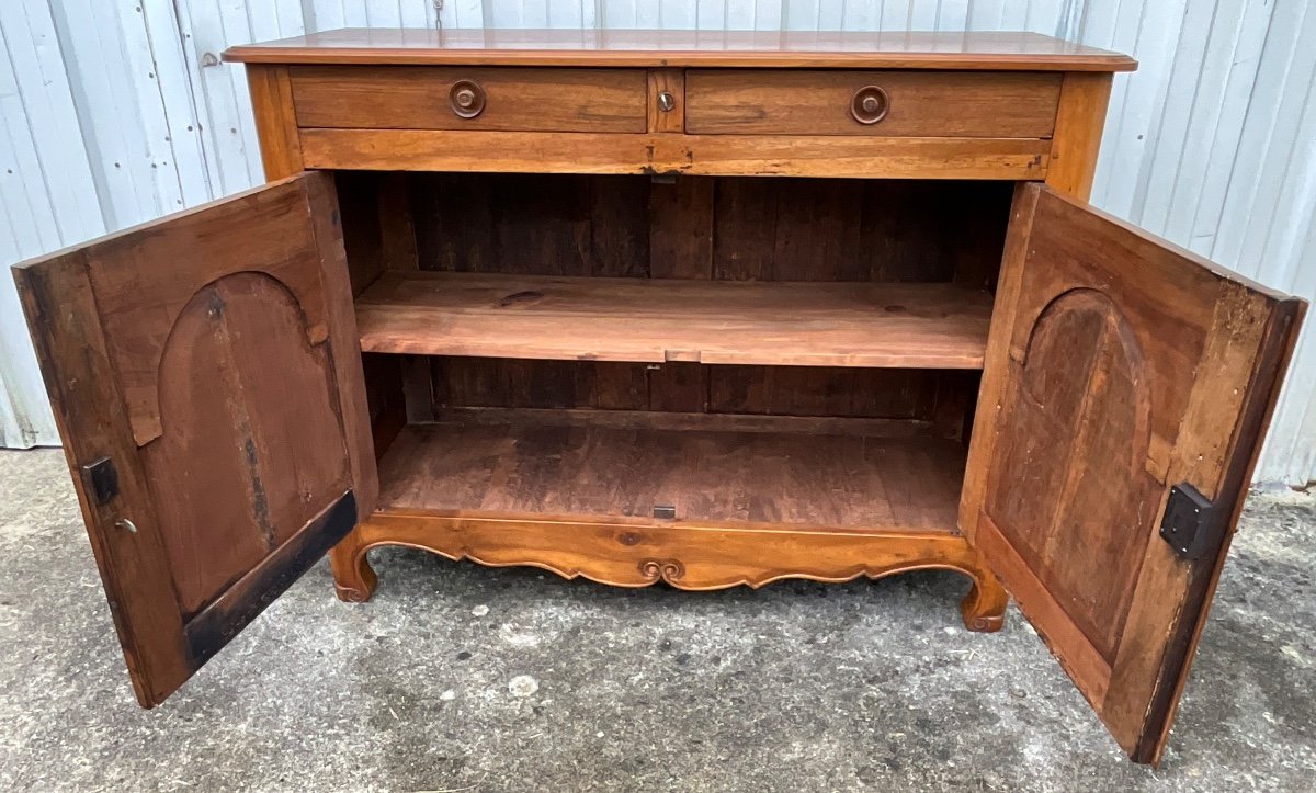 Rustic Walnut And Cherry Sideboard-photo-2