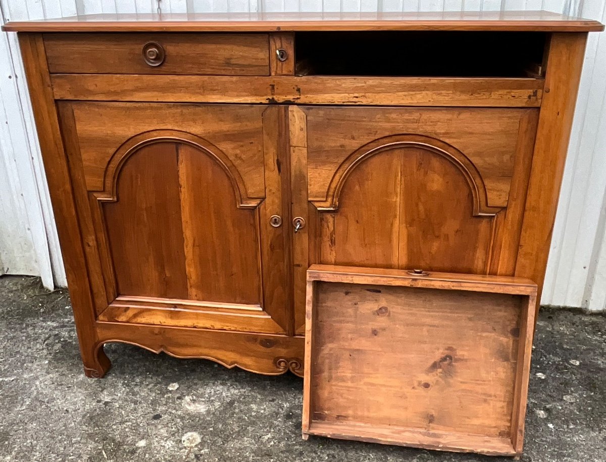 Rustic Walnut And Cherry Sideboard-photo-3