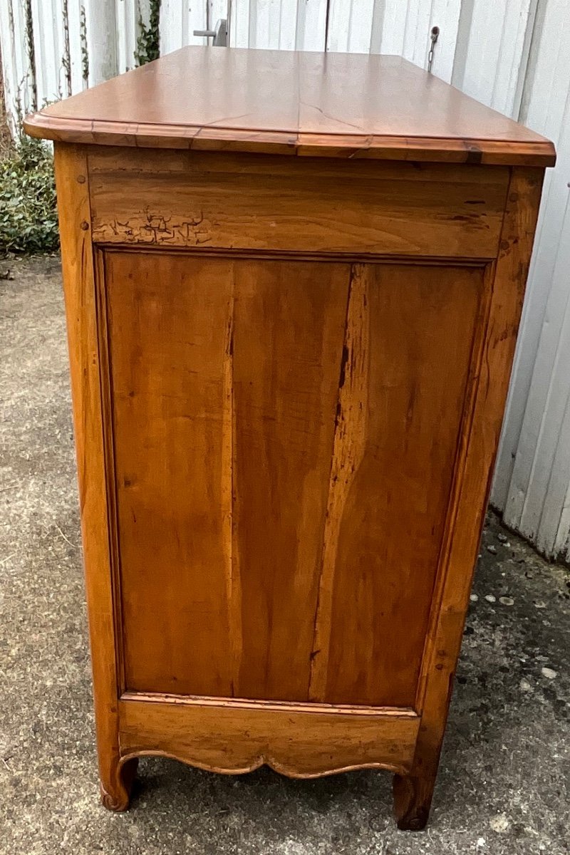 Rustic Walnut And Cherry Sideboard-photo-3