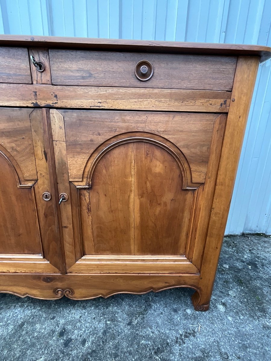 Rustic Walnut And Cherry Sideboard-photo-6