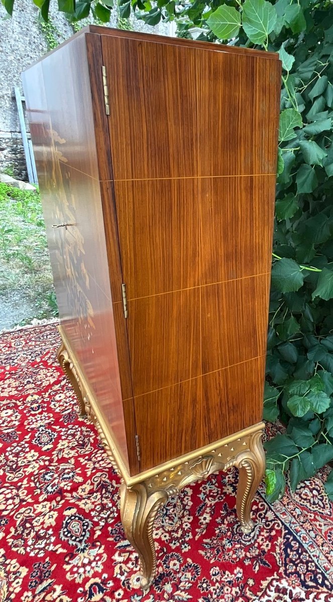 Maurice Dufrene Art Deco Storage Cabinet-photo-5