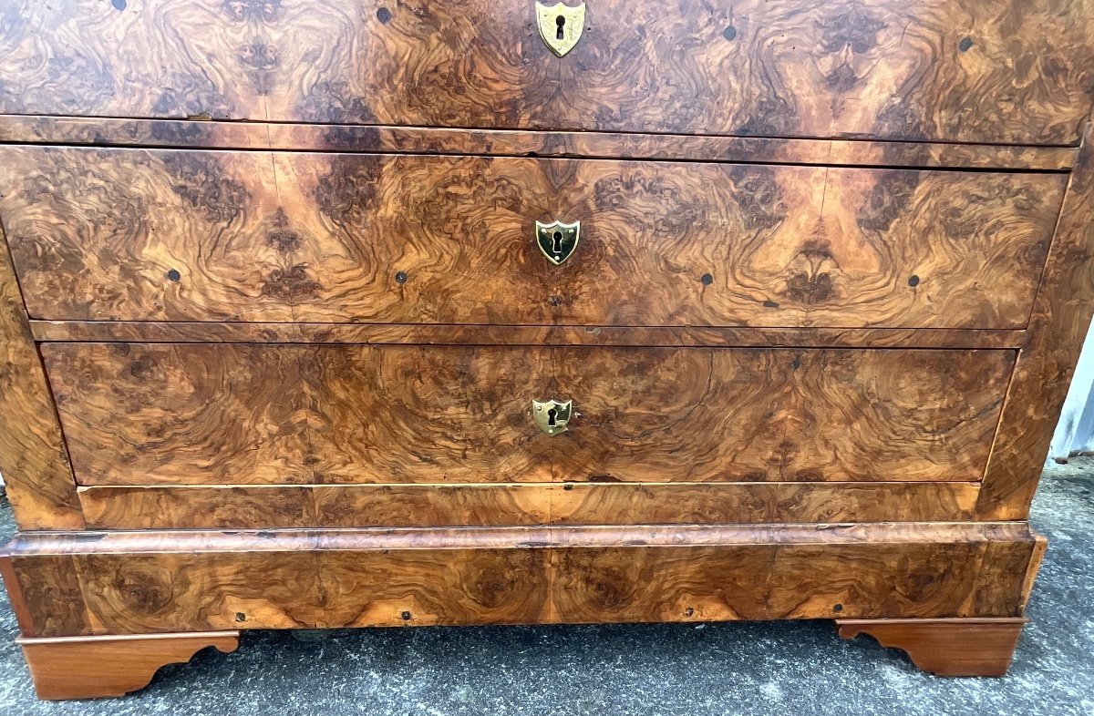 French Chest Of Drawers Louis Philippe Period Mid 19th-photo-2