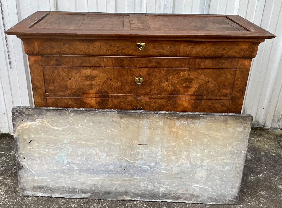 French Chest Of Drawers Louis Philippe Period Mid 19th-photo-4