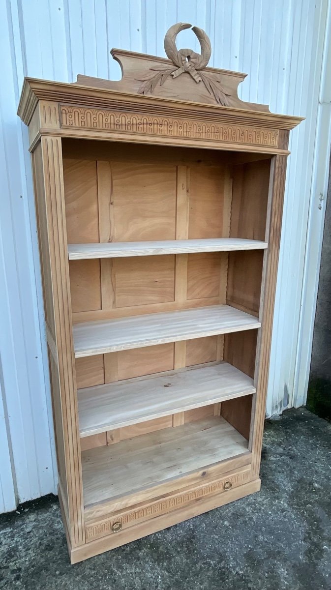 Walnut Bookcase – Early 20th Century-photo-2