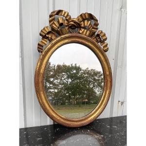 Antique French Louis XVI Inspired Mirror, 19th Century