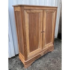 Louis-philippe Sideboard In Solid Walnut, Late 19th Century